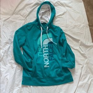 The north face blue women’s hoodie